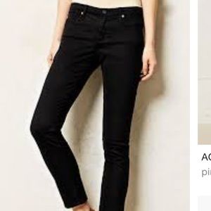 AG the Stevie petite dark denim jean